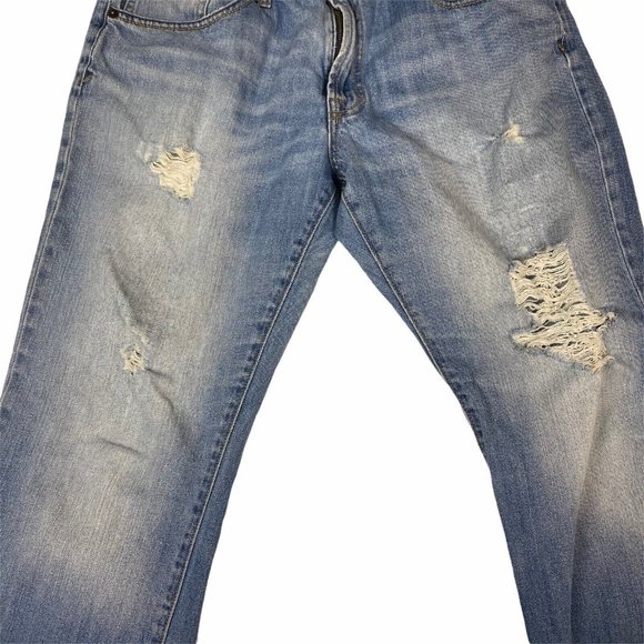 U.S. Polo‎ ASSN. USPA Jeans Men's 36x30 Distressed Light Wash Faded Logo Casual - Picture 5 of 8